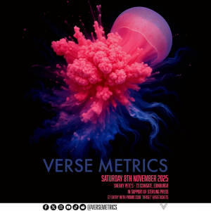 Gig Poster for Verse Metrics at Sneaky Pete's 2025 - 8th November